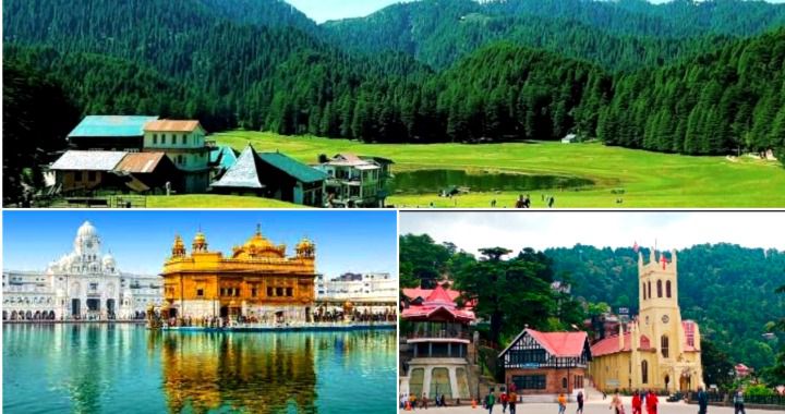 Best of Himachal Hill Stations with Amritsar Golden Temple Tour Package